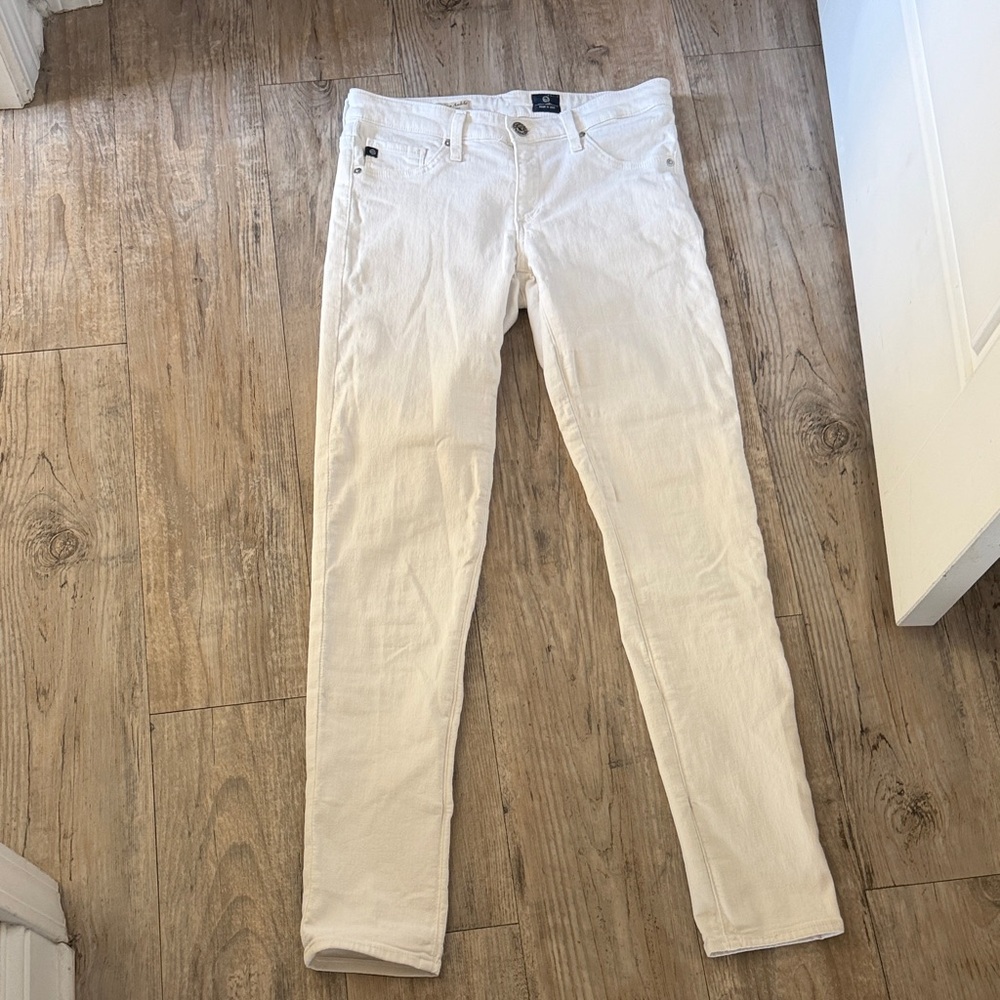 AG Adriano Goldschmied Women's Skinny Jeans in White